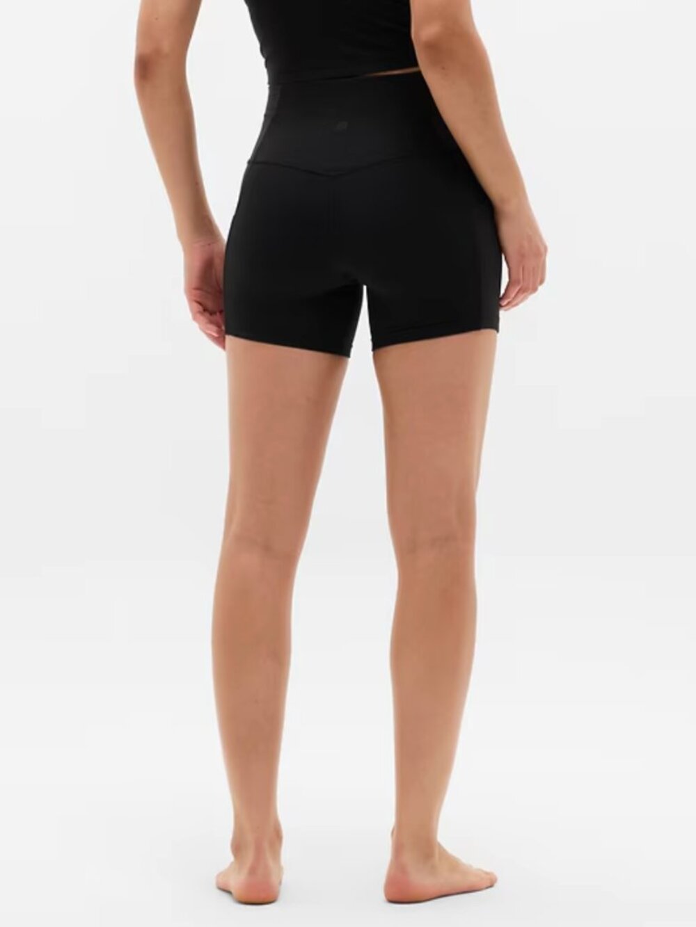 Athleta Salutation Stash High Rise 5" Athleta Bike Shorts in Black, size XS - Picture 4 of 12